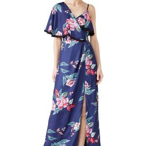 Harlyn Navy Multi Floral Printed Maxi Dress XS